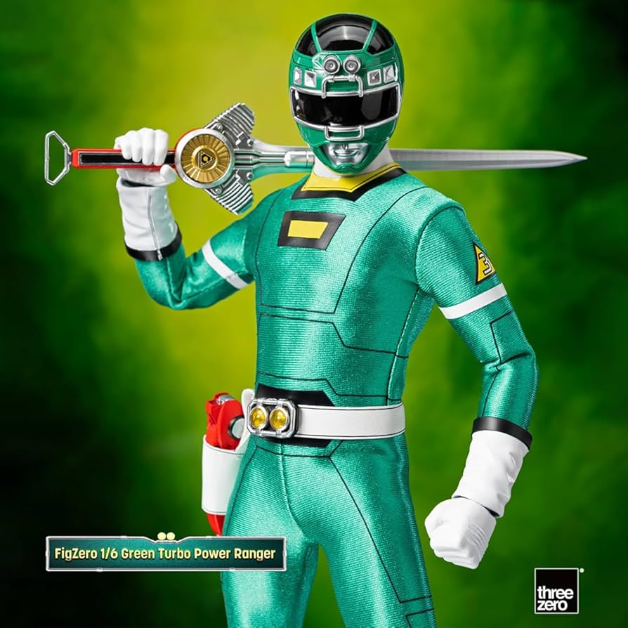 three zero パワーレンジャ ブラックレンジャー フィギュア　NT326 マイティ・モーフィン・パワーレンジャーフィグゼロ 1/6